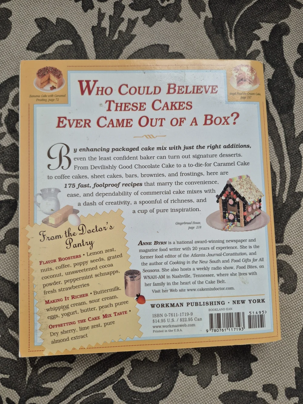 The Cake Doctor Mix Cookbook by Anne Byrn Illustrated With Photos